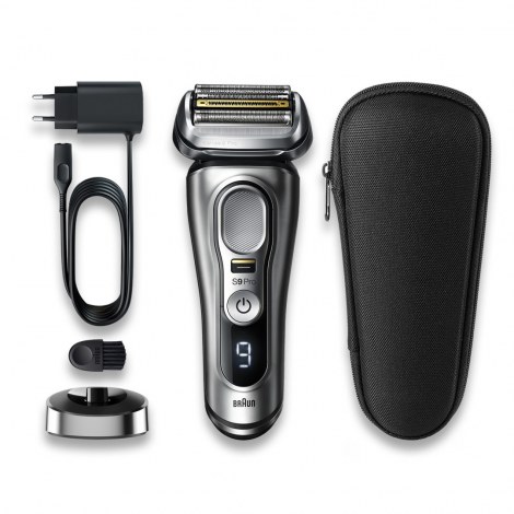 Braun | Shaver | 9417s | Operating time (max) 60 min | Wet & Dry | Silver - 5